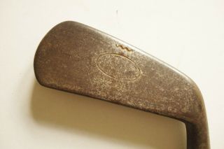 Antique Cleek / Long Iron Hickory Shaft Golf Club T Stewart St Andrews Vintage
