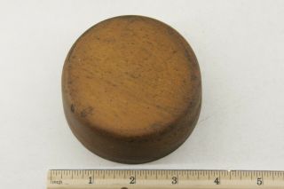 Lamson Industrial Foundry Wood 3 4/8 " Round Machine Part Mold Pattern M08k