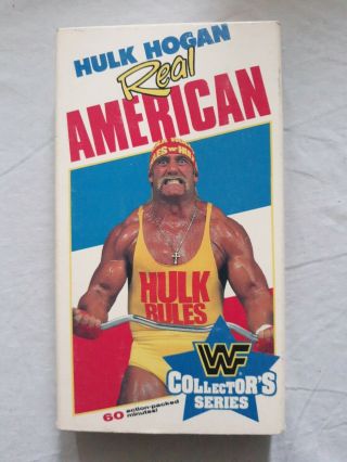 Hulk Hogan Real American Wwf Wwe Vhs Rare Coliseum Video