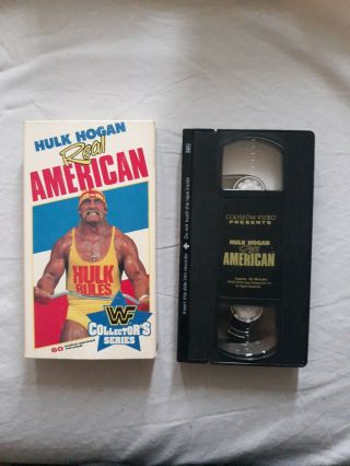 HULK HOGAN REAL AMERICAN WWF WWE VHS Rare Coliseum Video 3