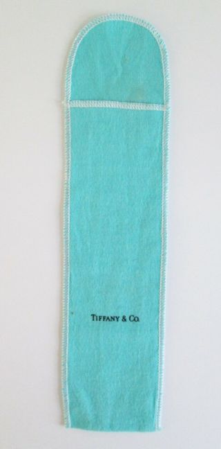Tiffany & Co Anti - Tarnish Sterling Silver Individual Storage Bag 2 ½” X 9” Fork