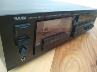 Rare Vintage Yamaha Kx - 500u Natural Sound Stereo Cassette Deck Perfectly