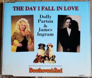 Dolly Parton & James Ingram The Day I Fall In Love Rare Uk Cd Ep Beethoven 