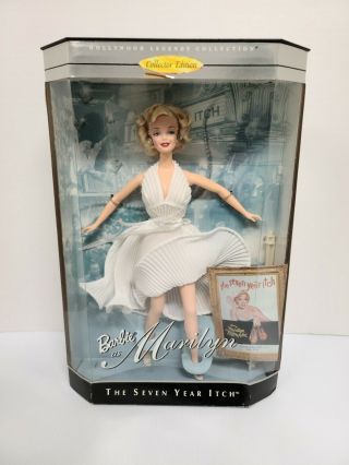 Vintage Marilyn Monroe Barbie Doll Seven Year Itch Hollywood Legend Edition 1997