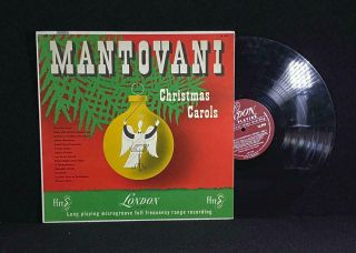 Mantovani And His Orchestra ‎– Christmas Carols - Ll 913 Vinyl Record Album E - Nm