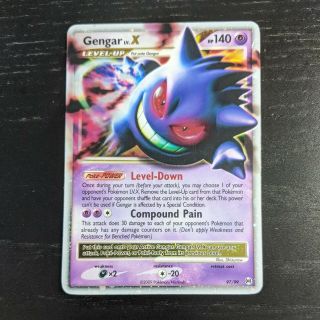 Ultra Rare Gengar Lv.  X - Platinum Arceus Mp 97/99 Pokemon