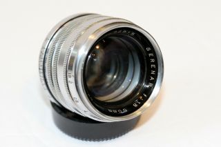 Rare Canon Serenar 50mm F1.  8 Ltm Lens For Canon Leica Rangefinder Cameras - Clad