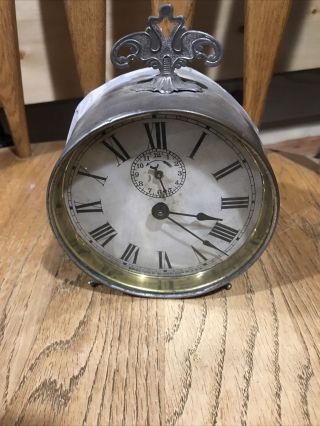 Antique Waterbury Clock Company Wind Up Clock Parts Pat 