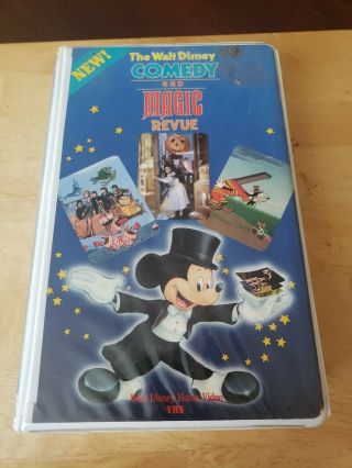 The Walt Disney Comedy And Magic Revue Rare & Walt Disney Home Video Vhs Tape