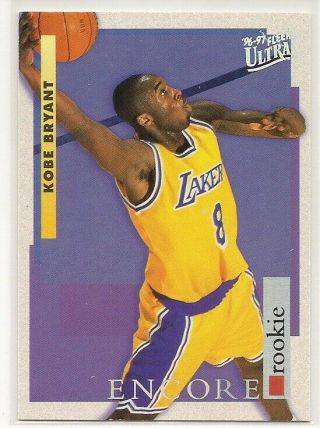 Kobe Bryant 1996/97 Fleer Ultra Rookie Encore Card Rare Massive Bv$$$