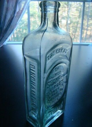 THE GREAT SPECIFIC DR.  KILMER ' S SWAMP - ROOT KIDNEY CURE Antique Medicine Bottle 2