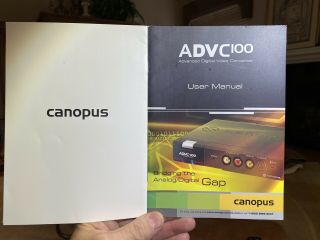 Canopus (year 2004) Advc100 Advaced Digital Video Converter - Rare