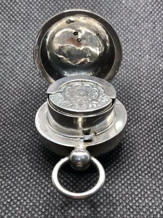 Very Rare Solid Silver Double Depth Single Sovereign Case Holder 1885