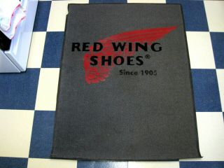 Rare Red Wing Shoe Store Display 47 " X 35 " Indoor/outdoor Red Wing Logo Door Mat