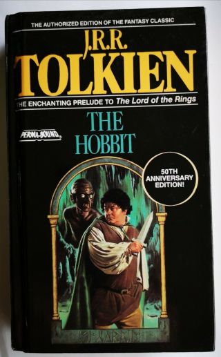 Perma - Bound The Hobbit Jrr Tolkien 50th Anniversary Edition Rare Hardcover Hc