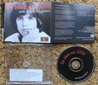 Peter Gabriel & Genesis The Silent Sun 2006 Rare Promo Single 2007