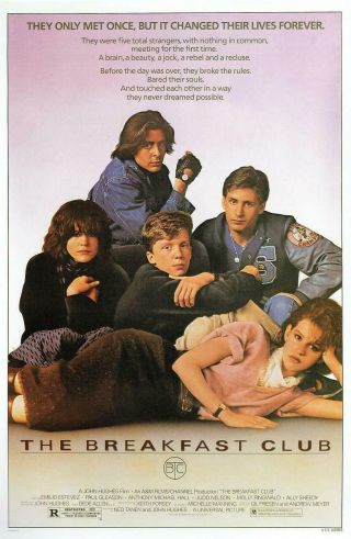 The Breakfast Club Poster Canvas Picture Art Print Premium Quality