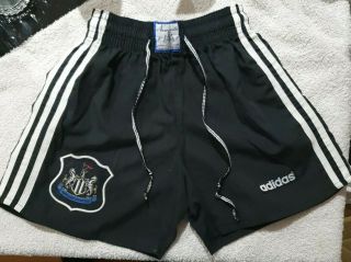 Rare Newcastle United 1995 - 97 Adidas Shorts - W26 / Small