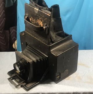 Rare Antique Folmer & Sghwing 3a Kodak Folding Curtain Aperture Camera