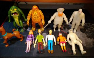 Rare X10 Scooby - Doo Hanna Barbera Action Figures Toys