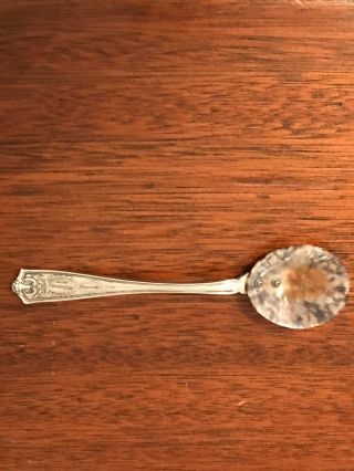 Rare Antique Tiffany & Co Sterling Silver And Shell Caviar Spoon