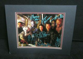 Farscape Tv Show Full Cast Signed Autographed 8x10 Photo Matted L@@k Rare