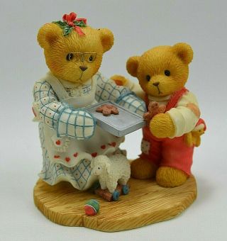 Cherished Teddies Figurine Pamela & Grayson " A Dash Of Love To Warm Your Heart "