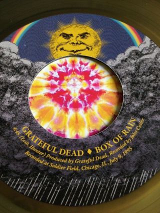 Grateful Dead 30 Trips Around The Sun Vinyl Colored 7 Inch Record Limited Rare
