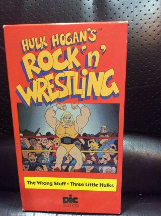 Hulk Hogans Rock N Wrestling 1985 Vhs Rare