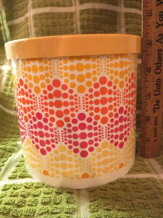 Kimberly Clark Orange Yellow White Cottonelle Toilet Paper Holder Canister & Lid