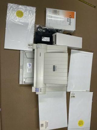 Fargo Primera Thermal Tranfer Color Printer W/ac Adapter - Many Supplies.  Rare