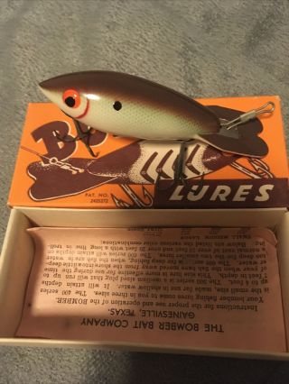 Vintage Bomber Fishing Lure 518 Box/paperwork