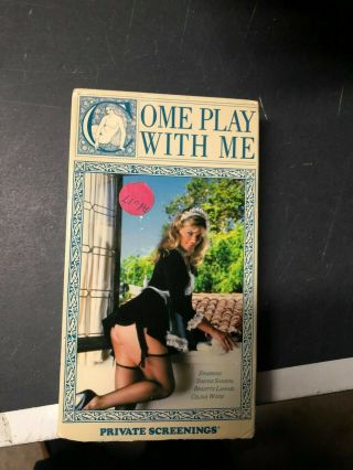 Come Play With Me Private Screenings Sexy Sleaze Oop Rare Slip Big Box Htf Vhs