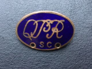Rare 1960s Qpr Queens Park Rangers S.  C Supporters Club Badge
