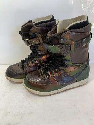 Nike Zoom Force 1 Snowboard Boots 334841 - 002 Iridescent Opal Rare - Mens 10.  5