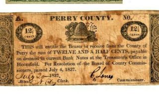 12 & 1/2 Cent (perry County) 1800 