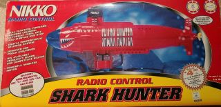 Rare Nikko Shark Hunter Radio Control Rc Submarine Sub 20 Inch Long 1/250 Scale