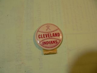 Rare Cleveland Indians Baseball Team Pinback Button