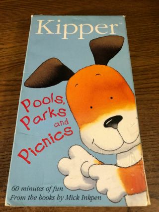 Kipper Pools,  Parks And Picnics Vhs Vcr Video Tape Movie Cartoon Rare