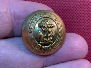 Leckie Family Of Scotland Cabled Anchor 23mm Gilt Livery Button Jackson C 1880