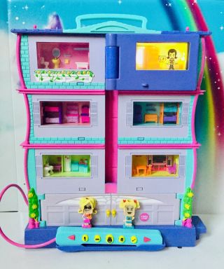 Roomies House Pixel Chix Interactive Elect.  Toy 6 - Rooms 2006 Mattel 2 - Figs.  Rare