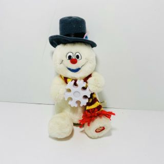 Gemmy Frosty The Snowman Animated Music Singing Snow Flake Plush Rare Htf 158