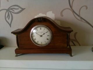 Vintage Alex Clark Co Ltd Paris French Hand Winding Mantel Clock.