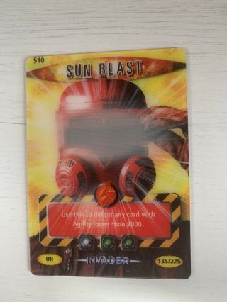 Doctor Dr Who Battles In Time Ultra Rare Card 510 (sun Blast) Ur Card Trading