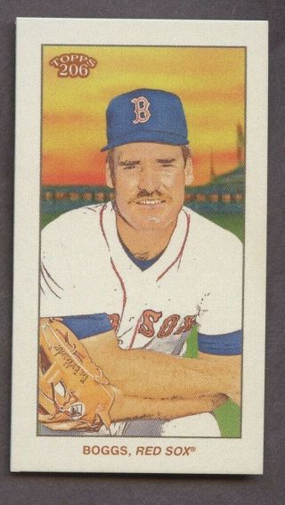2020 Topps T206 T - 206 Polar Bear Back Parallel Wade Boggs Red Sox Rare Ssp To 33