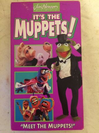 It’s The Muppets Meet The Muppets - Vhs Jim Henson - Rare