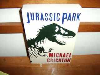 Signed Michael Crichton True 1st Jurassic Park Rare Advance Reader 