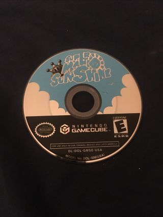 Mario Sunshine Great Disc Only (gamecube,  2002).  Very Rare