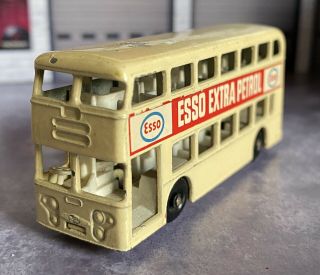 Matchbox Lesney No 74 Daimler Bus Diecast Miniature Esso Rare Cream