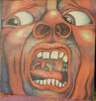 12 " Very Rare Lp In The Court Of The Crimson King By King Crimson (1969) Atlanti